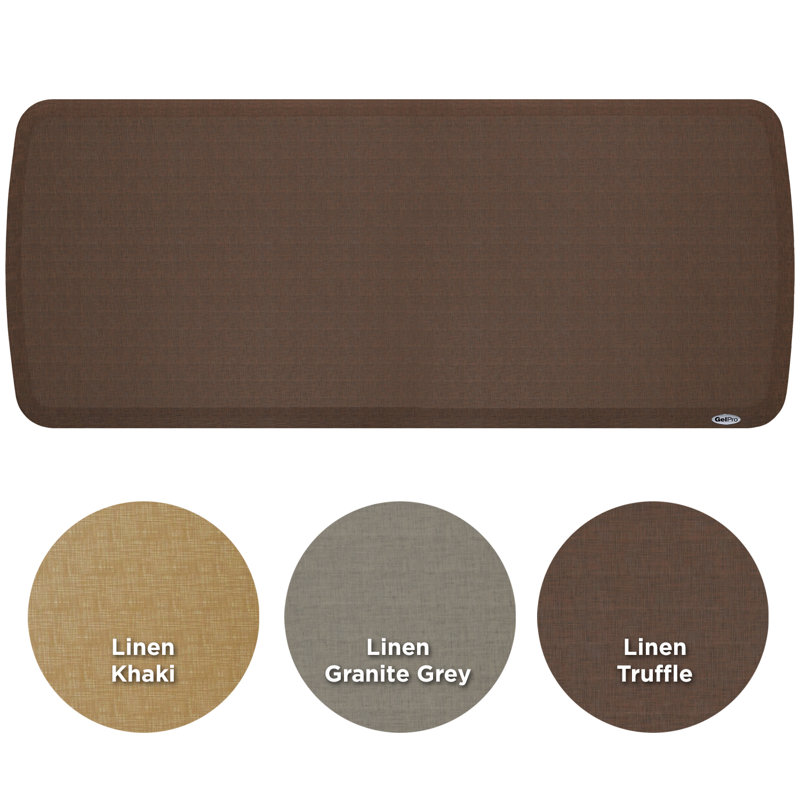 Tapis de cuisine en lin elite premier comfort, 1 pi 8 po x 4 pi, Truffe