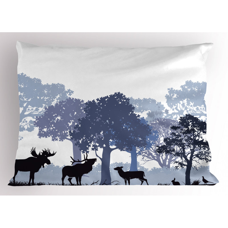 Deer Polyester Sham, Twin
