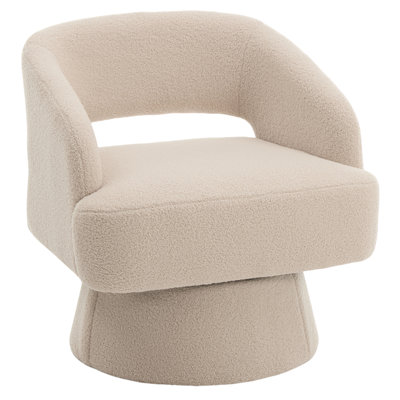 Modern Swivel Accent Chairs with Arm for Living Room, Bedroom, Reading Nook