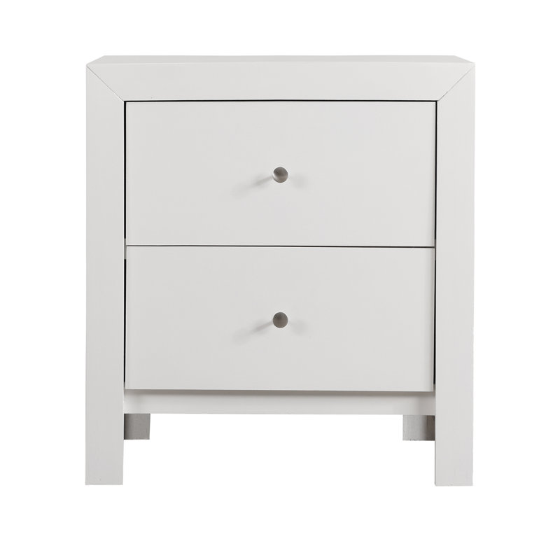 Table de chevet de style moderne, table de chevet avec tiroirs de rangement
