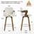 Upholstered Swivel Counter & Bar Stool with Armrest (Set of 3)-1924497553-1935729118