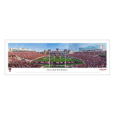 Texas Tech Football, End Zone Panoramic Posters & Framed Prints