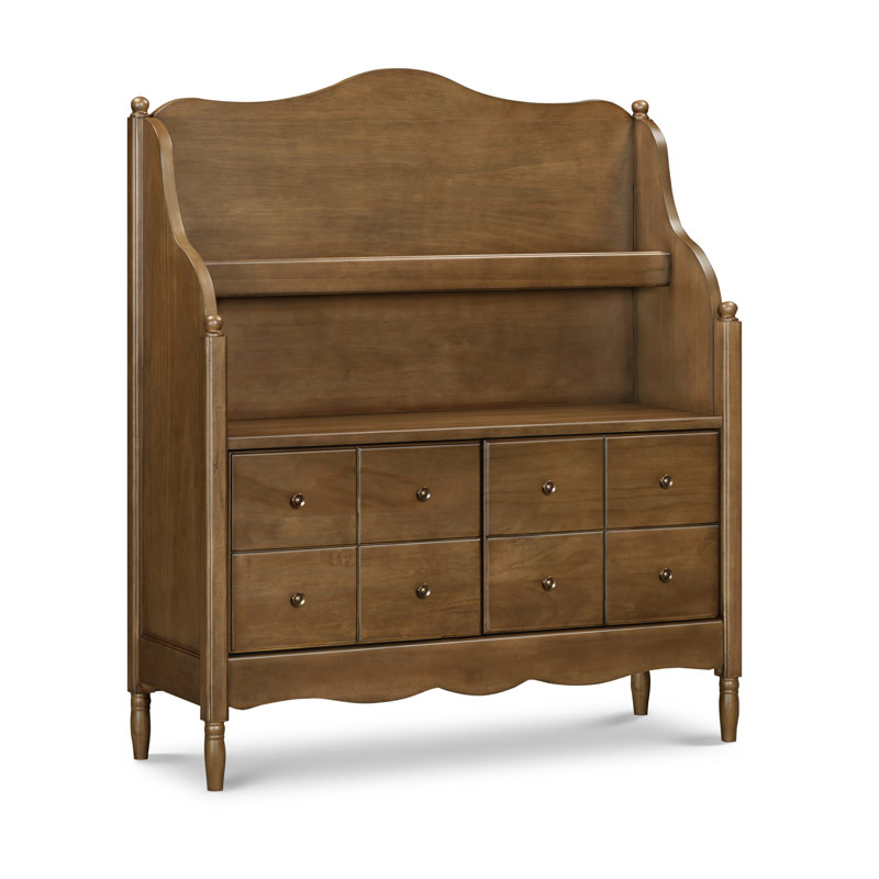 Liberty Library Hutch, Natural Walnut
