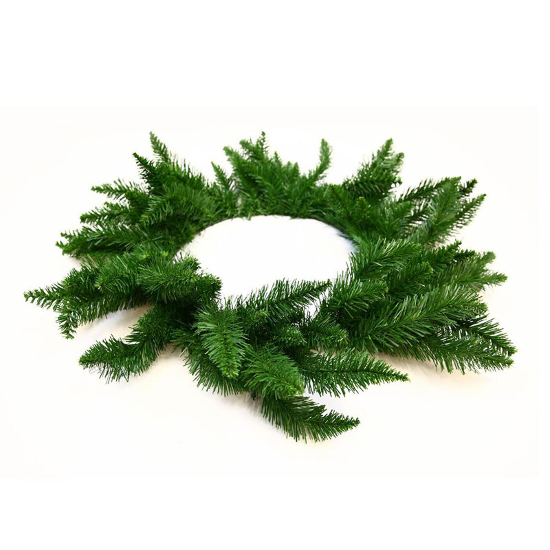 Pine Wreath - Green, 26" H x 26" W x 5.9" D