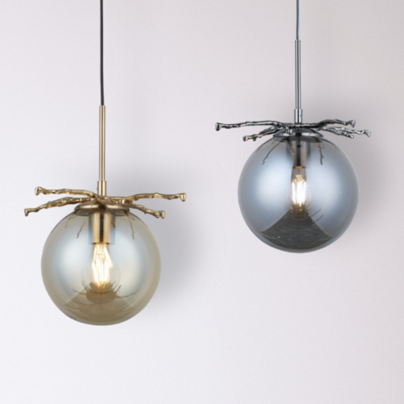 Ouellet 1 - Light Pendant, Satin Brass