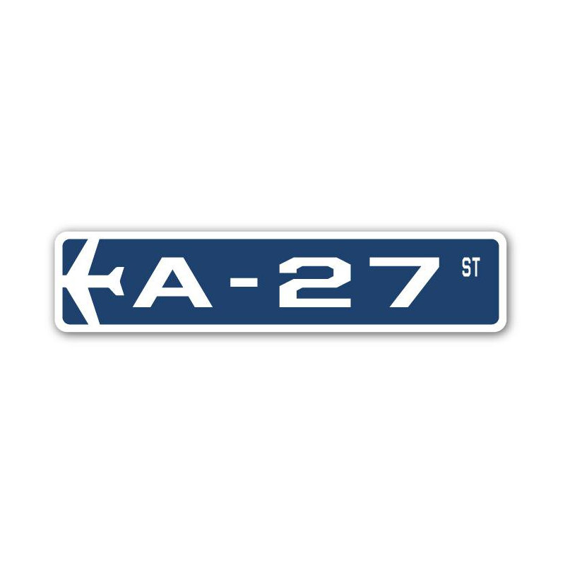 Plaque de rue Armijo A-27 Air Force, H 7 po x l 30 po x P 1 po