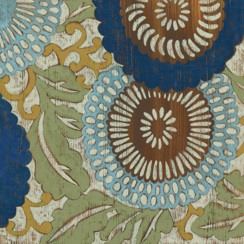 Indigo Sakura I, H 36 po x l 36 po