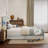 Akanthou Solid Wood Storage Bookcase Platform Bed with Footboard & Under Bed Drawers-725538331-725538330