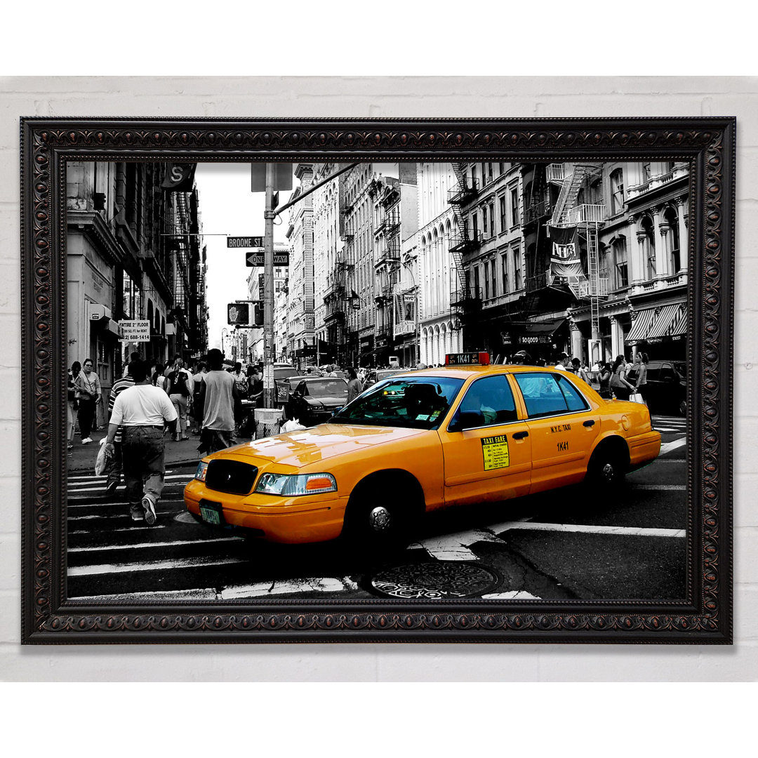 New York City Yellow Cab Crossing - Druck