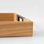 Grands plateaux rectangulaires en rotin naturel Ascano