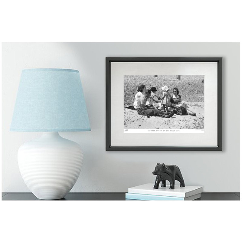 Minster, Family On The Beach C1952 by Francis Frith - Single Picture Frame Print, 40cm H x 50cm W x 2.3cm D