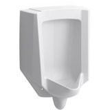 Bardon™ High-Efficiency Urinal (HEU), Washdown, Wall-Hung, 0.125 GPF to 1.0 GPF, Rear Spud, Antimicrobial