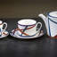 Missoni Tea Cup & Saucer NASTRI In Luxury Box Multicolor Diam. 3.3", H 2.3", Cap. 7.5 Oz, Saucer Dim. 6"-954251641