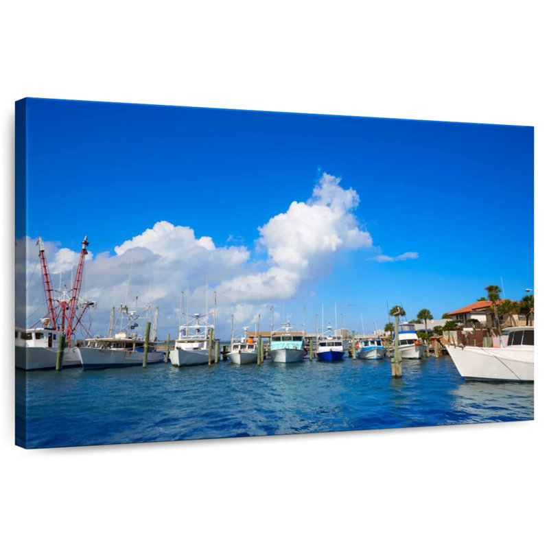 Mehar Port Orange Marina Boats, 30" H x 45" W