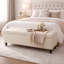 50.5‘ Wide Tufted Faux Leather Upholstered Storage Bench-420300151