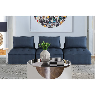 Trevez Upholstered 126'' Sofa