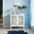 Blanc / gris antique