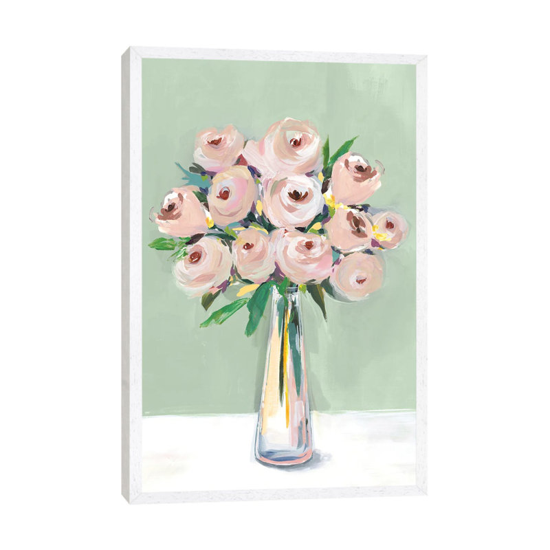 Hello Spring II by Isabelle Z - Painting on Canvas, White Framed, 101.6 cm H x 66.04 cm W