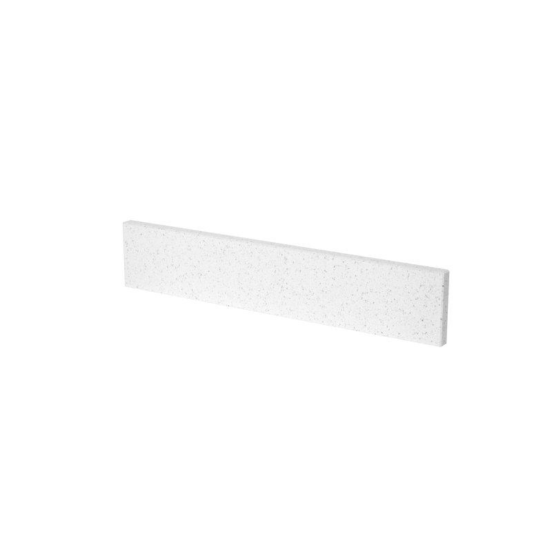 Clapet de salle de bain en marbre d'ingénierie 21,14 po x 4 po, Blanc moucheté