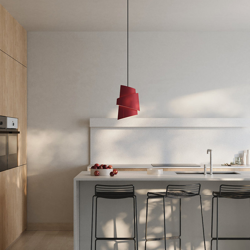 Croissant Pendant Light, Black, Canyon