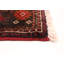 Tapis unique en laine noué à la main anatolien rouge / noir des années 1970 de 5 pi 1 po x 10 pi