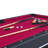 6-Ft Pool Table With Table Tennis Top - Black With Red Felt-103301773