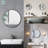 Atousa Metal Flat Wall Mirror-1265313042