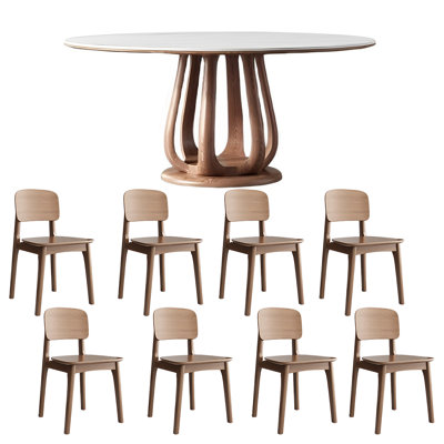 Ensemble de table de salle à manger et de chaises Nordic