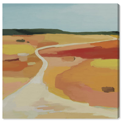 Yellow Road Print by Oliver Gal