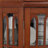 Corner Curio Cabinet With 4 Adjustable Tempered Glass Shelves And Lighting System, Solid Wood Legs,Acrylic Mirrored Back Panel-1512074765