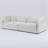 Upholstered Sofa With Throw Pillows-614406946