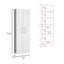 Kitchen Pantry Storage Cabinet 71" Height, With 4 Doors, 5 Adjustable Shelves, Freestanding Cupboard