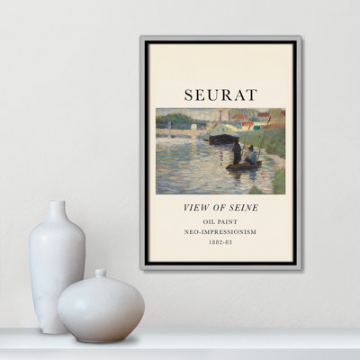 View Of Seine by Georges Seurat
