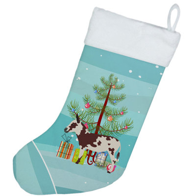 American Spotted Donkey Christmas Stocking