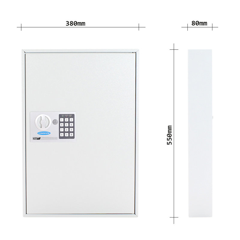 Metal Wall Organizer with Key Hooks