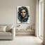 Portrait abstrait, art mural sur toile, ensemble de 1-129357346-129357350