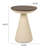 Mango Wood Iron Accent Table Small-129992504-129992503