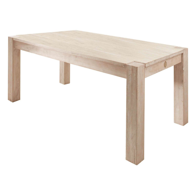 Acacia Solid Wood Dining Table, H76 x L200 x W100cm
