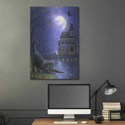 «The Holiday Aisle» «Witch's Moon» par Bridget Voth, art mural en métal