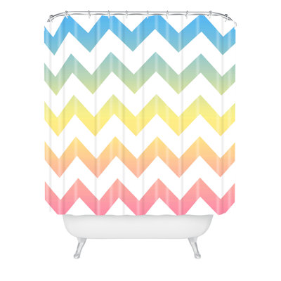 Chevron Shower Curtain
