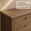 Commode double en bois à 6 tiroirs-1280443506