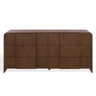 65" Reeded Double Dresser