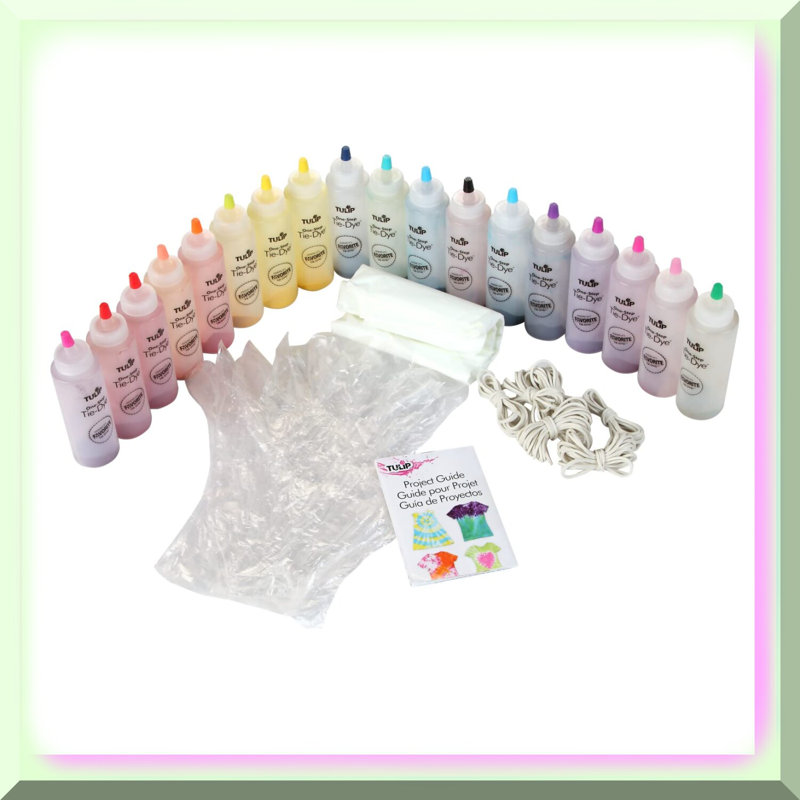 Rainbow Tie-Dye Party Pack 18 Bottles for 6 Participants