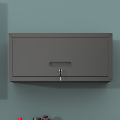 Armoire de rangement en métal H 13,6 po x l 29,5 po x P 11,8 po