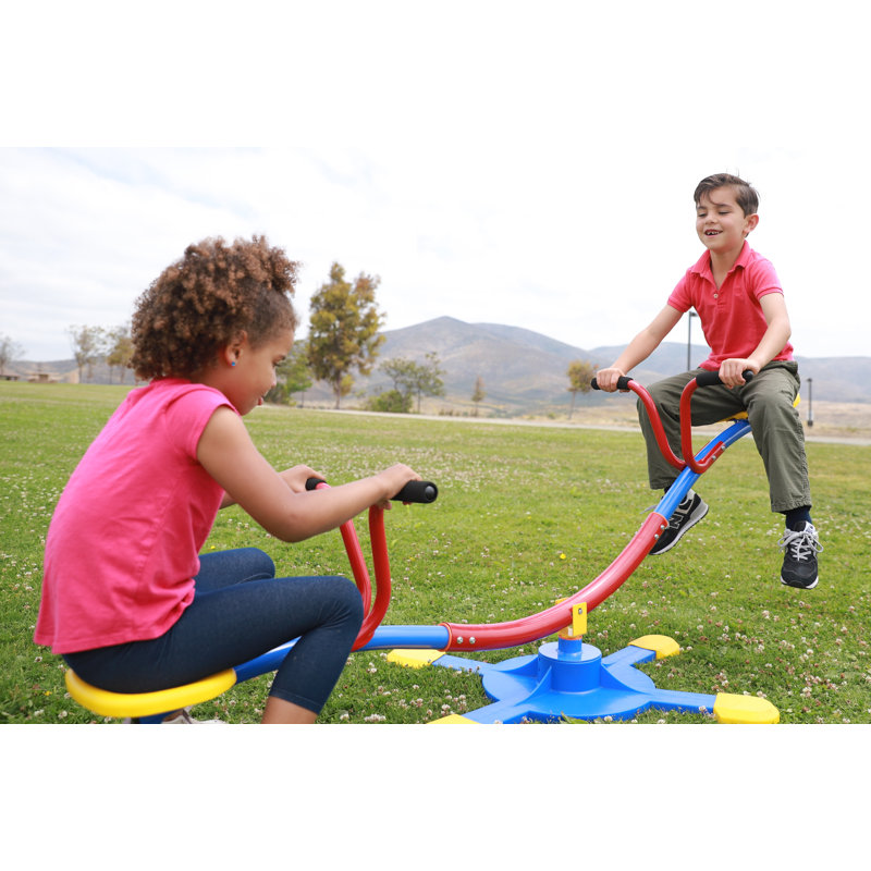 Platports 2 Seat Spinning Teeter Totter