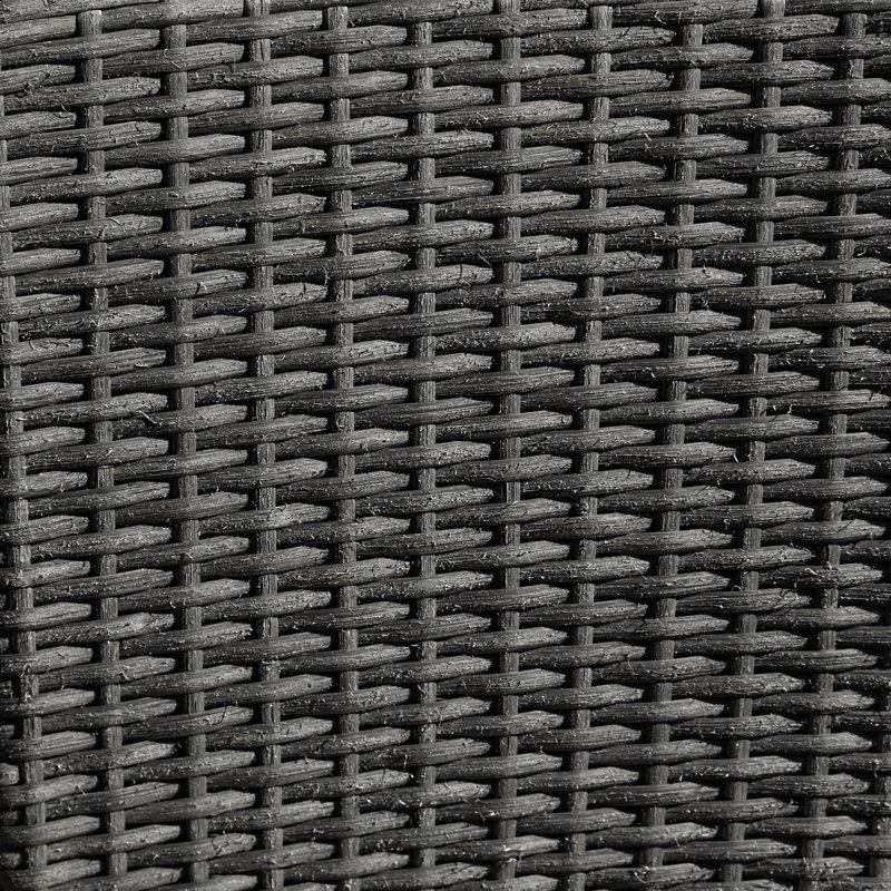 Dubose Round Wicker Outdoor Dining Table , 70cm cm W 70cm cm D