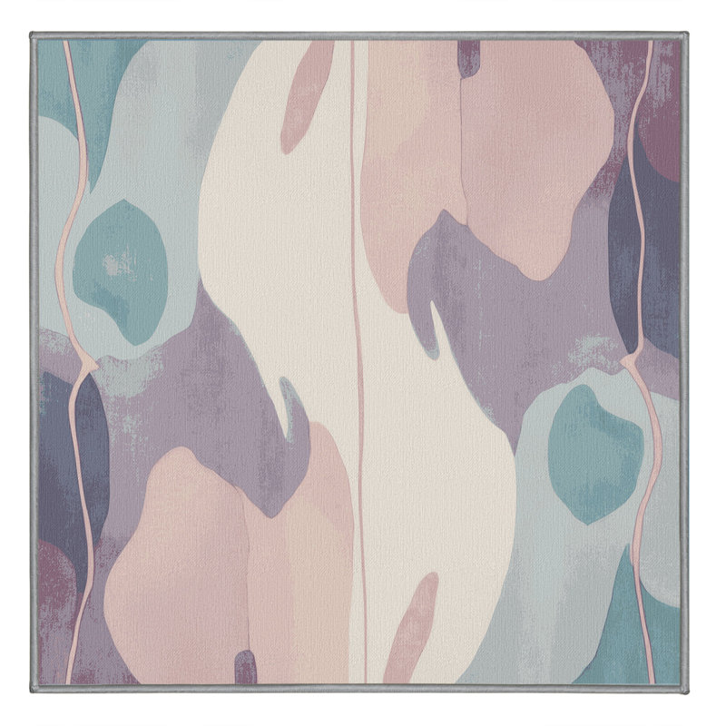 Tranquil Streams Rug, Square 5'
