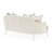 La Marisia Loveseat - Tranquil/Light Champagne