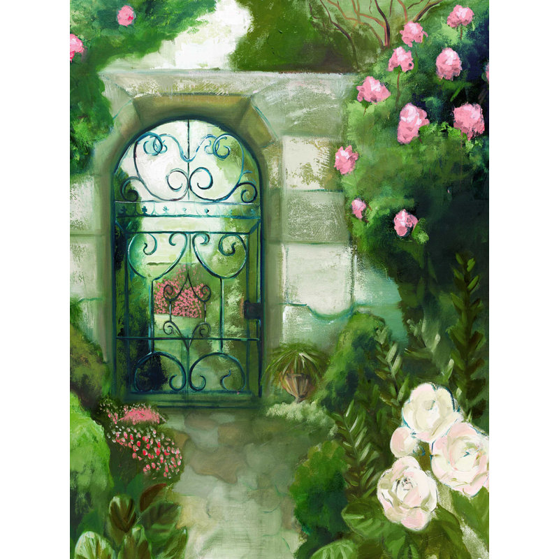 Garden Path - Impression sur toile tendue, L 12 po x H 16 po