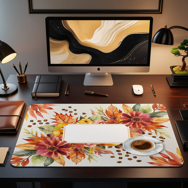 Polyester Desk Pad, 31.5x15.5
